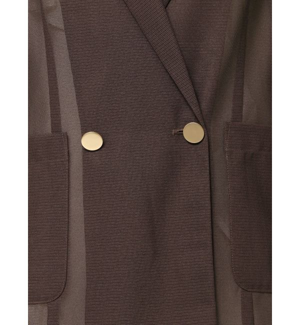 LAGUNAMOON「【追加生産】メッシュダブルテーラージャケット」|テーラードジャケット|