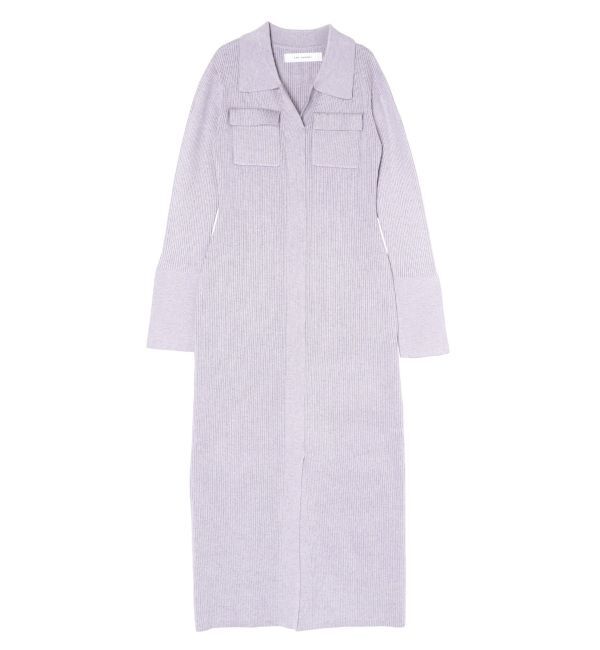 LAGUNAMOON「フラップポケットリブニットワンピース」|ワンピース|