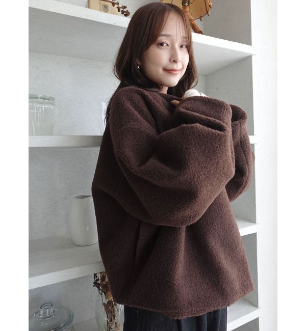 LAGUNAMOON「【REVIVAL】ボアブルゾン」|ブルゾン・スタジャン|