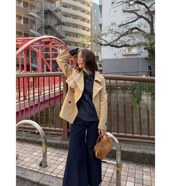 LAGUNAMOON「ミディアムトレンチコート」|トレンチコート|