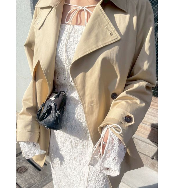 LAGUNAMOON「ミディアムトレンチコート」|トレンチコート|