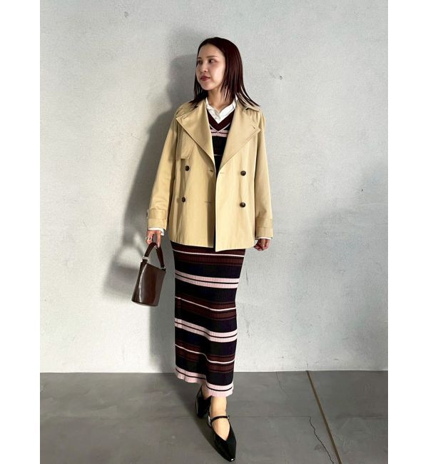 LAGUNAMOON「ミディアムトレンチコート」|トレンチコート|