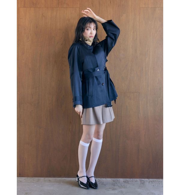 LAGUNAMOON「ミディアムトレンチコート」|トレンチコート|