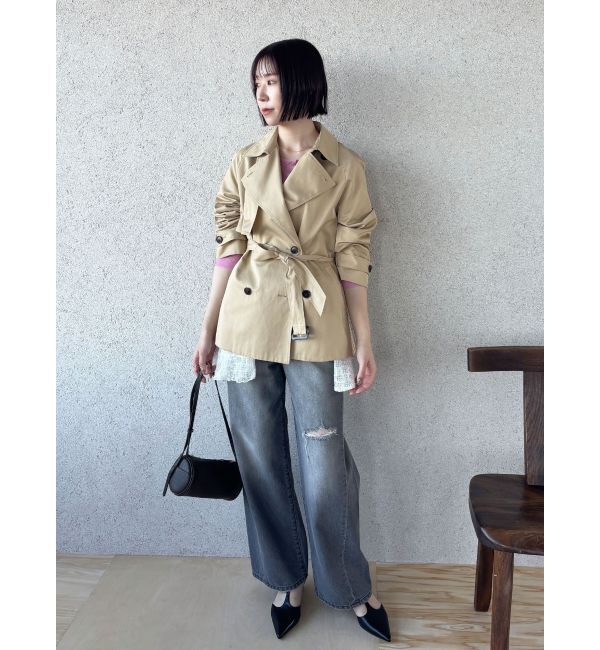 LAGUNAMOON「ミディアムトレンチコート」|トレンチコート|