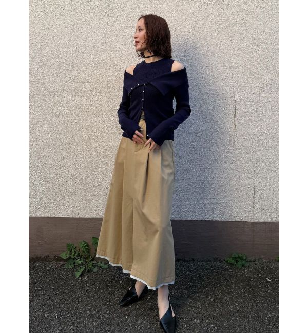 LAGUNAMOON「スリットチノスカート」|スカート|