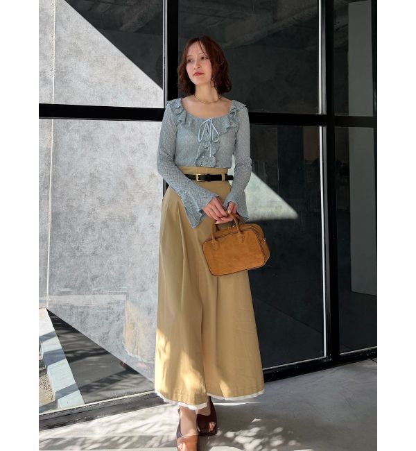 LAGUNAMOON「スリットチノスカート」|スカート|