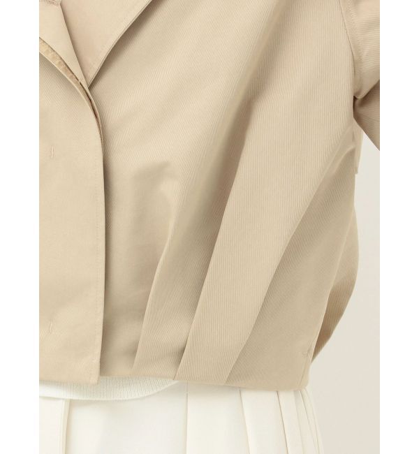 LAGUNAMOON「タックヘムトレンチライクショートブルゾン」|ブルゾン・スタジャン|