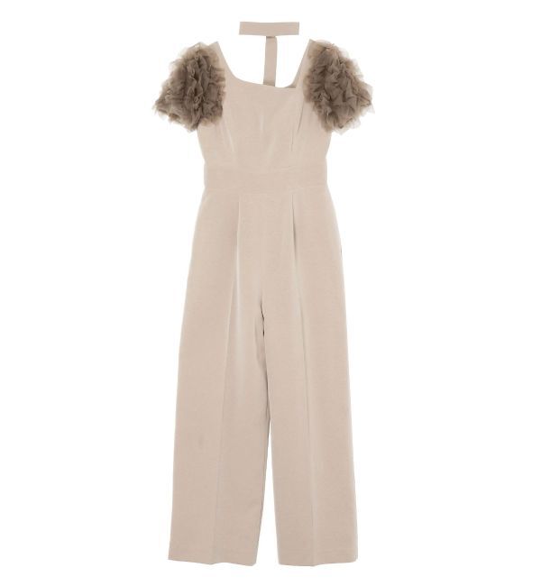 LAGUNAMOON「【ソンイさんコラボ】LADYチュールショルダーパンツドレス」|ドレス|