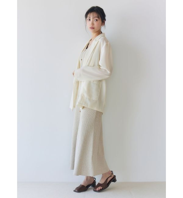 LAGUNAMOON「メッシュダブルテーラードジャケット」|テーラードジャケット|