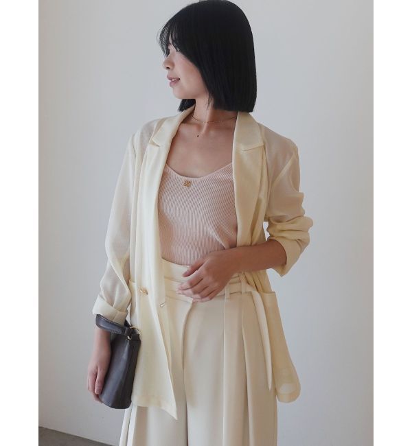 LAGUNAMOON「メッシュダブルテーラードジャケット」|テーラードジャケット|