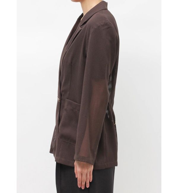 LAGUNAMOON「メッシュダブルテーラードジャケット」|テーラードジャケット|