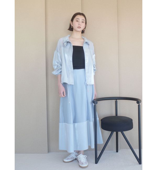 LAGUNAMOON「コントラストハイネックブルゾン」|ブルゾン・スタジャン|