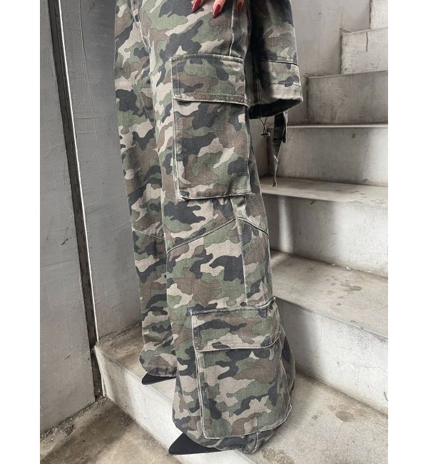 EVRIS「ボリュームカーゴデニムパンツ【セットアップ着用可能】」|デニム|