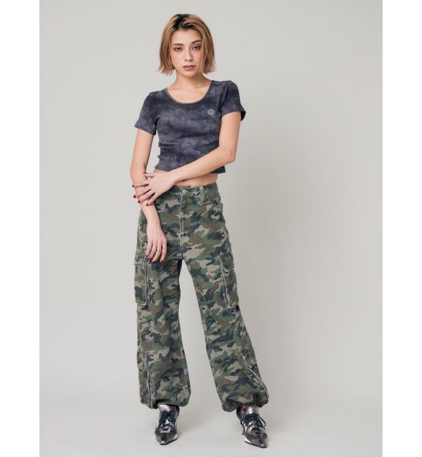 EVRIS「ボリュームカーゴデニムパンツ【セットアップ着用可能】」|デニム|