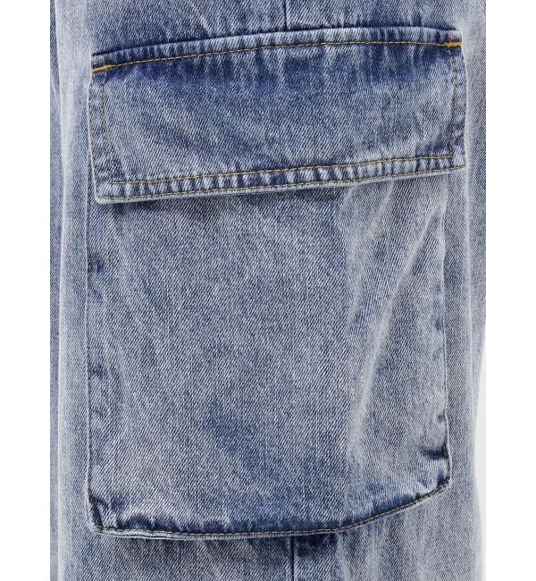 EVRIS「ボリュームカーゴデニムパンツ【セットアップ着用可能】」|デニム|