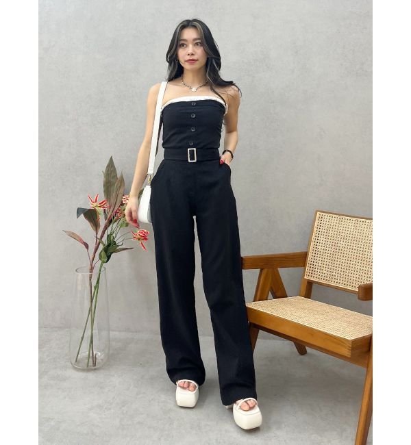 EVRIS「ベアオールインワン」|オールインワン|ブラック