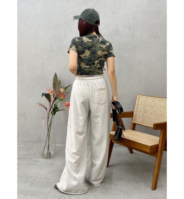 EVRIS「カモフラリボンショートTシャツ」|Tシャツ・カットソー|