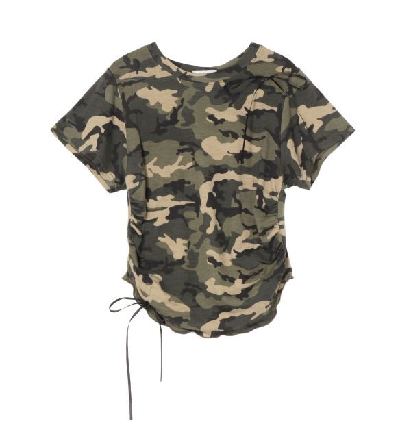 EVRIS「カモフラリボンショートTシャツ」|Tシャツ・カットソー|