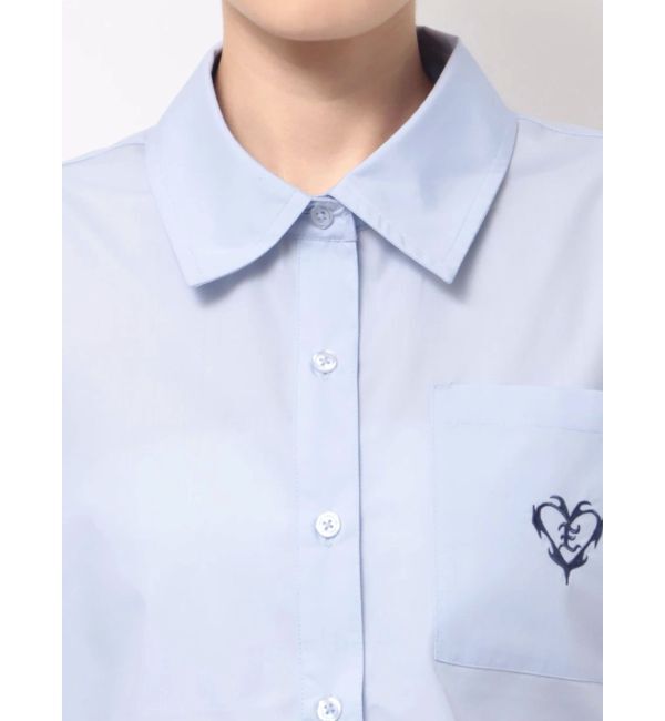 EVRIS「ワンポイントショートシャツ」|シャツ・ブラウス|