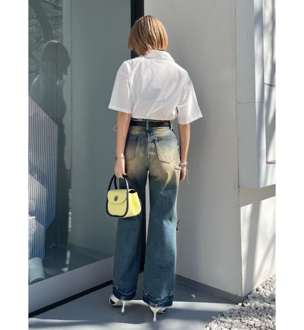 EVRIS「ワンポイントショートシャツ」|シャツ・ブラウス|