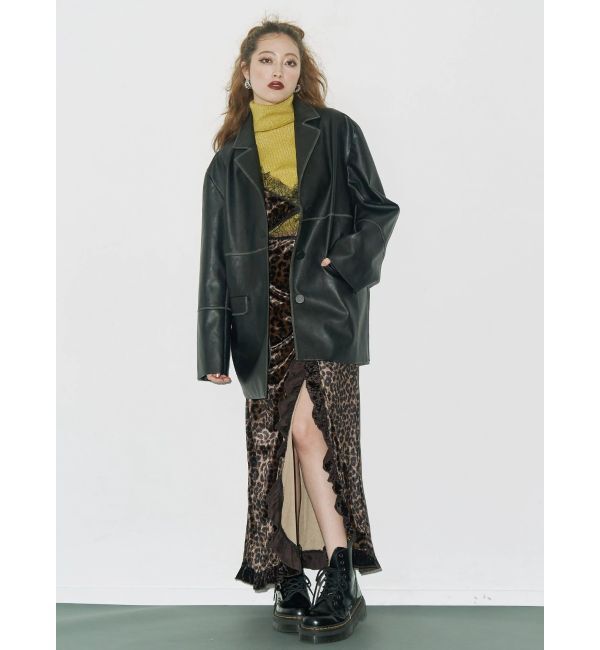 EVRIS「ベロアレースロングワンピース」|ワンピース|