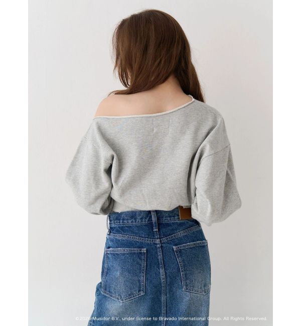 EVRIS「【ザ・ローリング・ストーンズ】ワンショルスウェット」|スウェット・ジャージ|