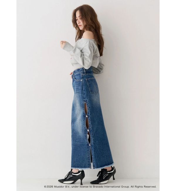 EVRIS「【ザ・ローリング・ストーンズ】ワンショルスウェット」|スウェット・ジャージ|