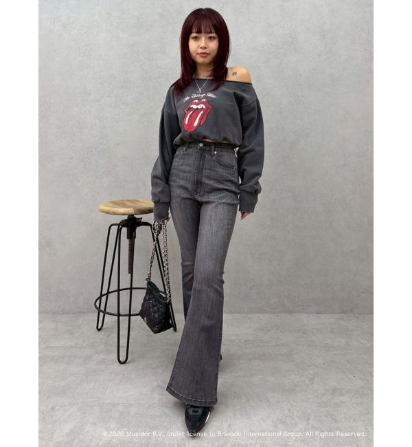 EVRIS「【ザ・ローリング・ストーンズ】ワンショルスウェット」|スウェット・ジャージ|