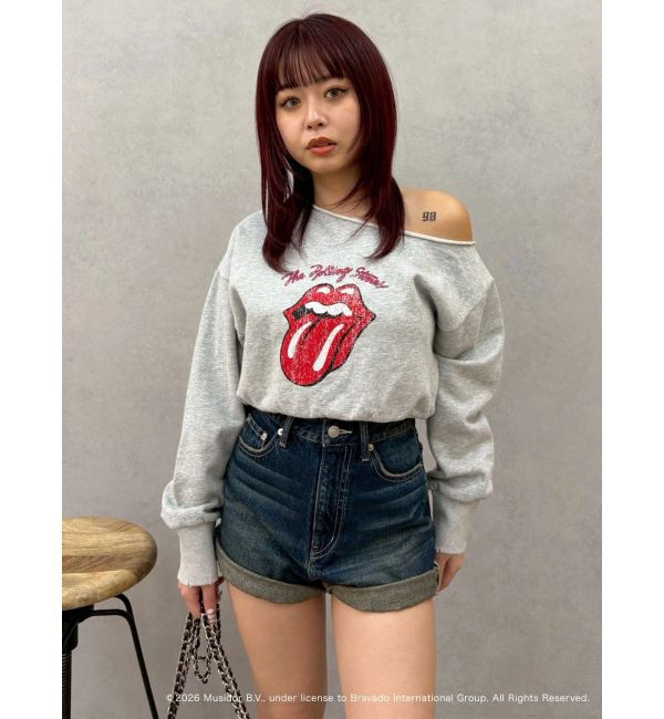 EVRIS「【ザ・ローリング・ストーンズ】ワンショルスウェット」|スウェット・ジャージ|