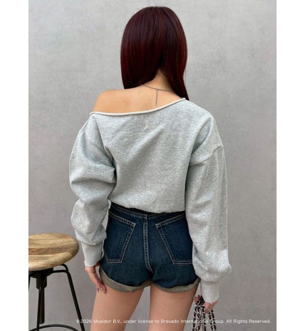 EVRIS「【ザ・ローリング・ストーンズ】ワンショルスウェット」|スウェット・ジャージ|