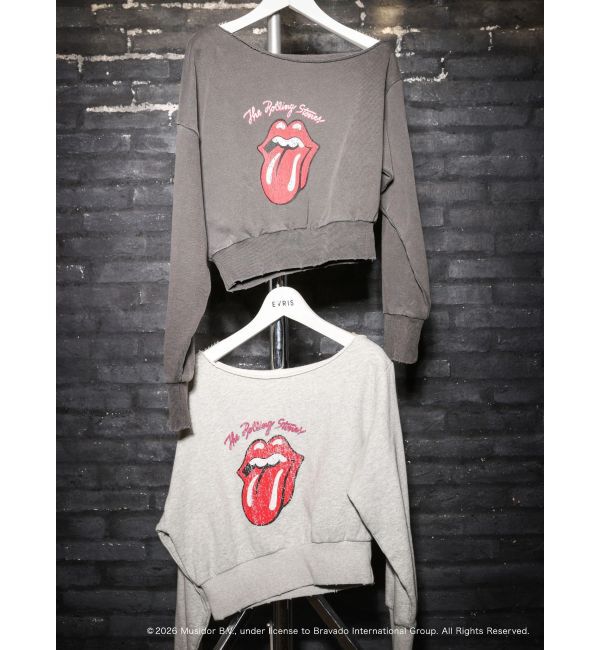 EVRIS「【ザ・ローリング・ストーンズ】ワンショルスウェット」|スウェット・ジャージ|