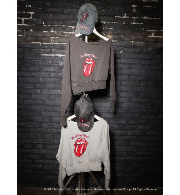 EVRIS「【ザ・ローリング・ストーンズ】ワンショルスウェット」|スウェット・ジャージ|
