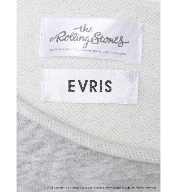 EVRIS「【ザ・ローリング・ストーンズ】ワンショルスウェット」|スウェット・ジャージ|