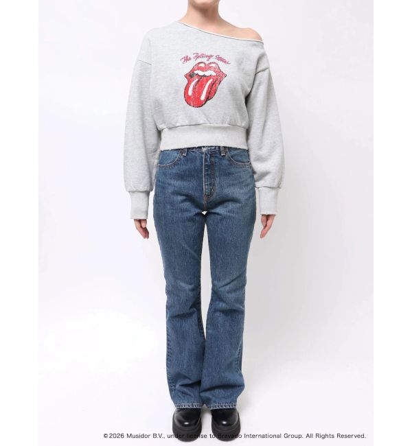EVRIS「【ザ・ローリング・ストーンズ】ワンショルスウェット」|スウェット・ジャージ|