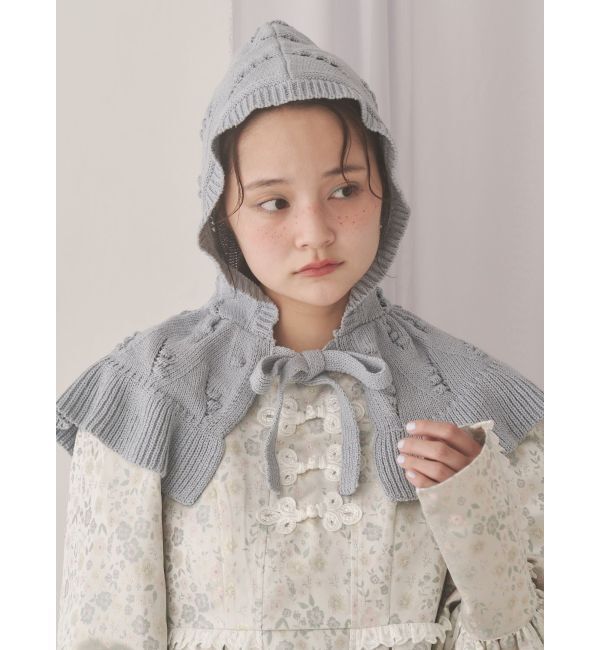 merry jenny「ケープカラーニットフーディー」|その他|