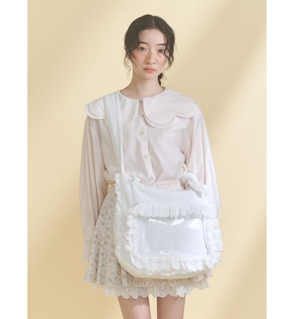 merry jenny「flowerアソートプリーツミニスカート」|スカート|