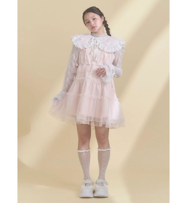 merry jenny「シアーレーストップス」|Tシャツ・カットソー|