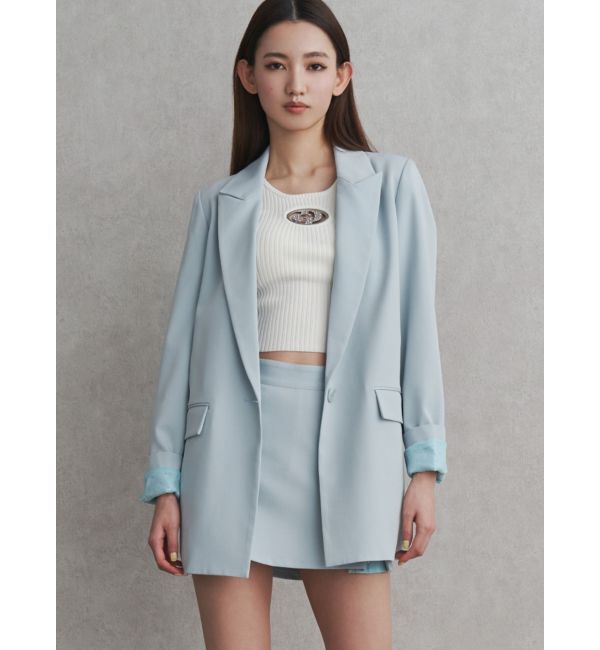 GYDA「LININGラインストーンLOOSEジャケット【SETUP着用可】」|その他|