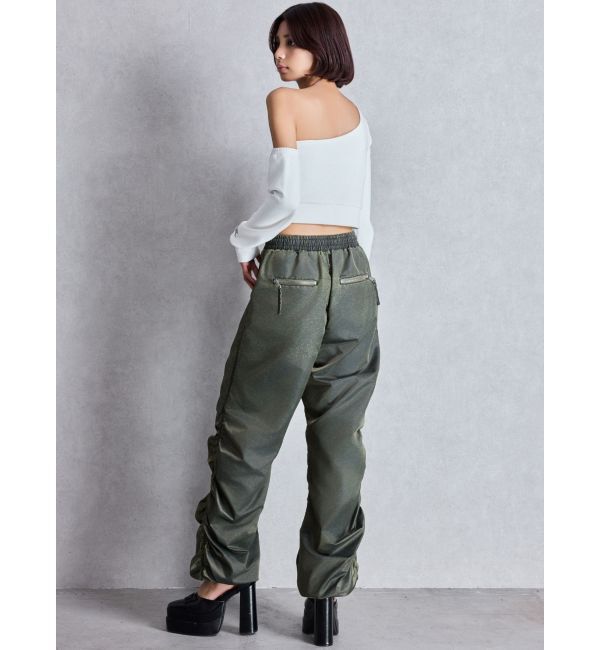 GYDA「MIS UNDERSTOODワンショルショートトップス」|Tシャツ・カットソー|