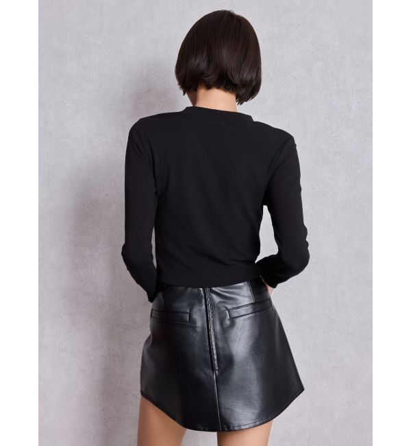 GYDA「latticeカット bijouトップス」|Tシャツ・カットソー|