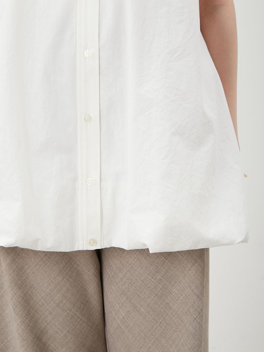 Mila Owen「バルーンヘムノースリシャツ」|シャツ・ブラウス|