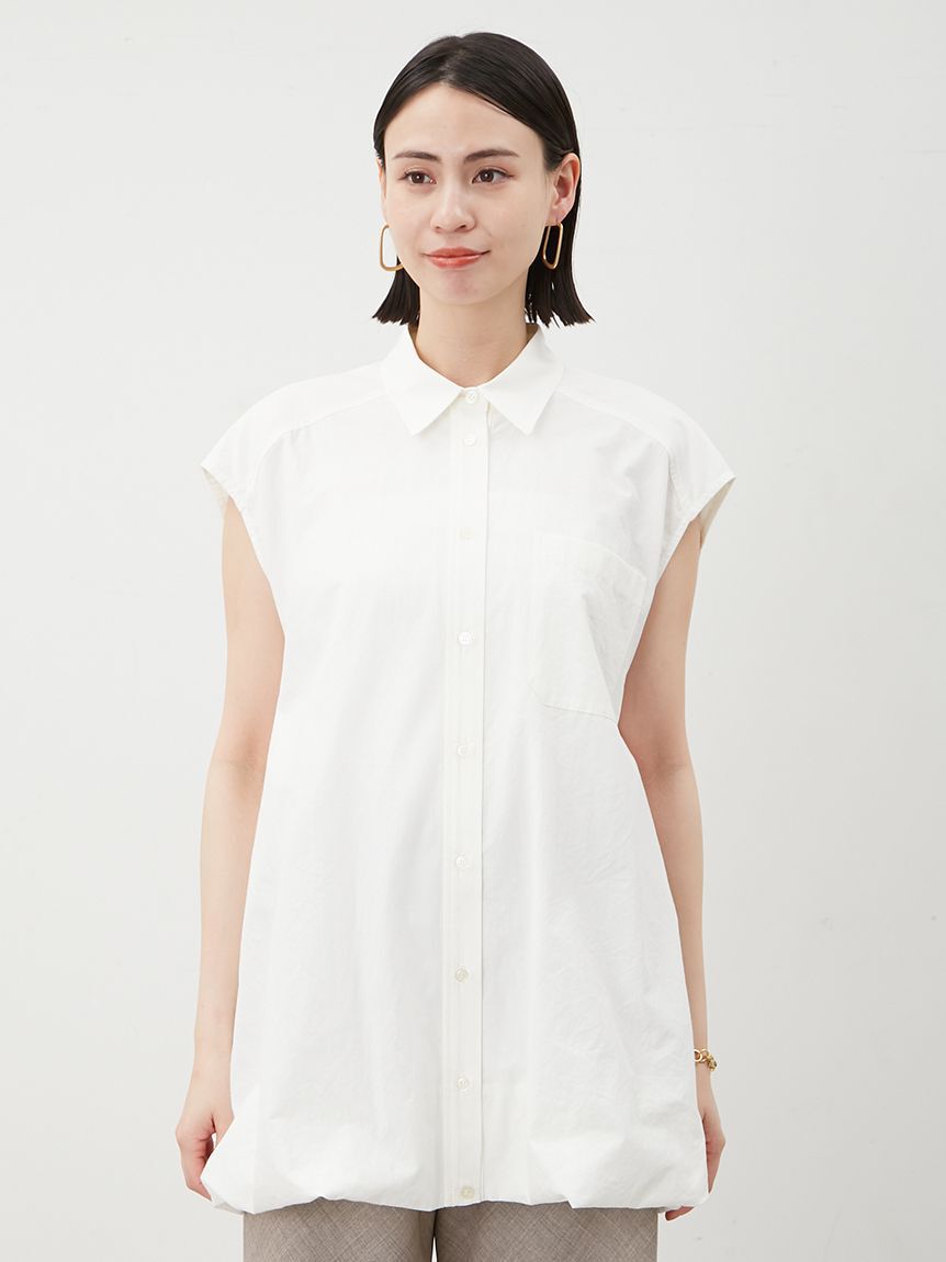 Mila Owen「バルーンヘムノースリシャツ」|シャツ・ブラウス|