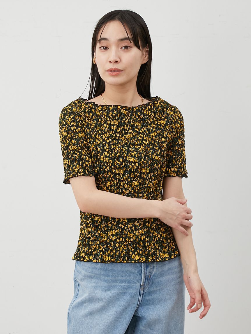 Mila Owen「シャーリングブラウス」|シャツ・ブラウス|