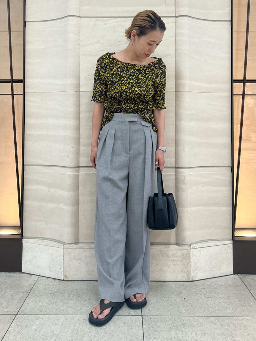 Mila Owen「シャーリングブラウス」|シャツ・ブラウス|