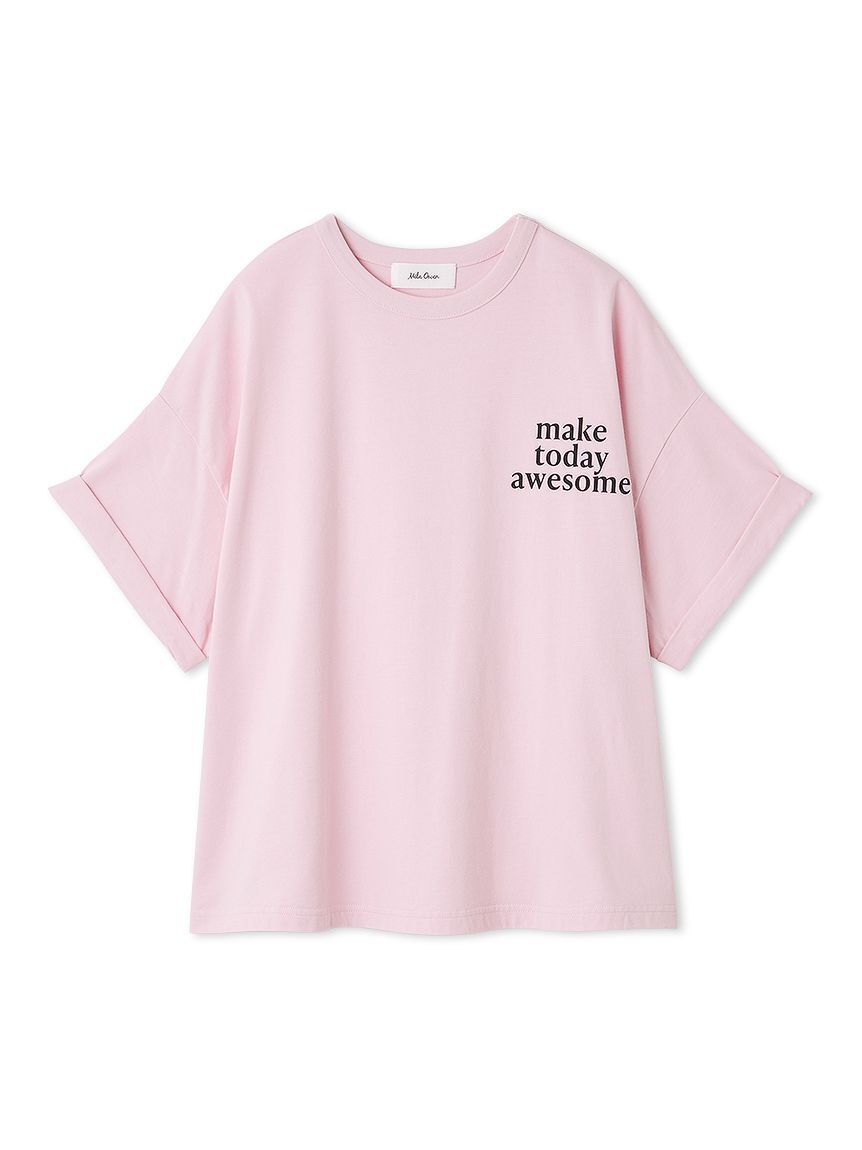 Mila Owen「短丈ワイドグラフィックTシャツ」|Tシャツ・カットソー|