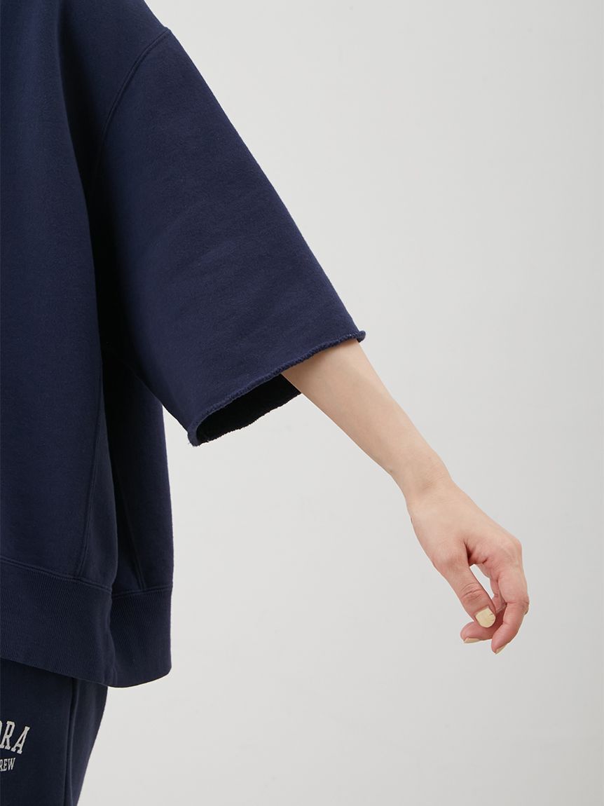 Mila Owen「【セットアップ対応】半袖コットンスウェットプルオーバー」|スウェット・ジャージ|