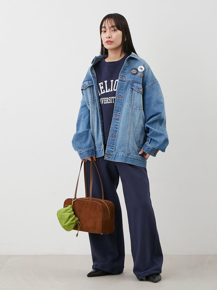 Mila Owen「【セットアップ対応】半袖コットンスウェットプルオーバー」|スウェット・ジャージ|