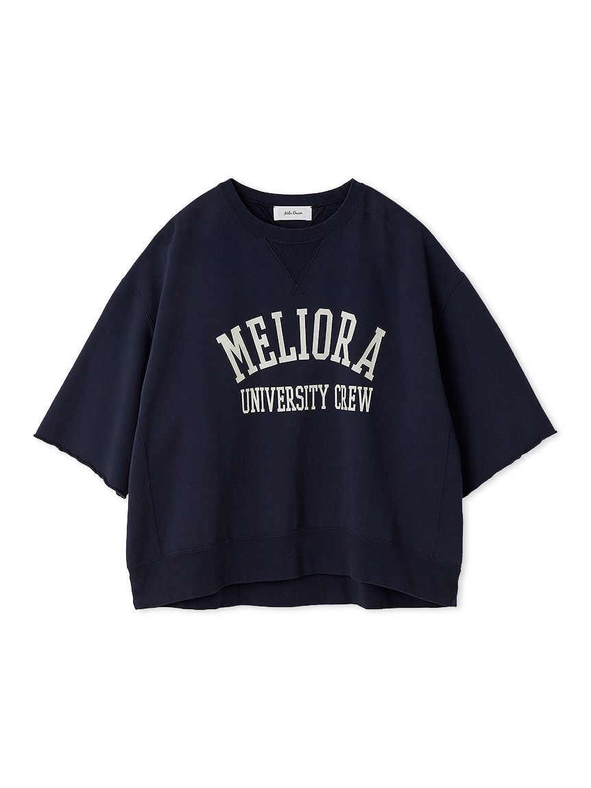 Mila Owen「【セットアップ対応】半袖コットンスウェットプルオーバー」|スウェット・ジャージ|