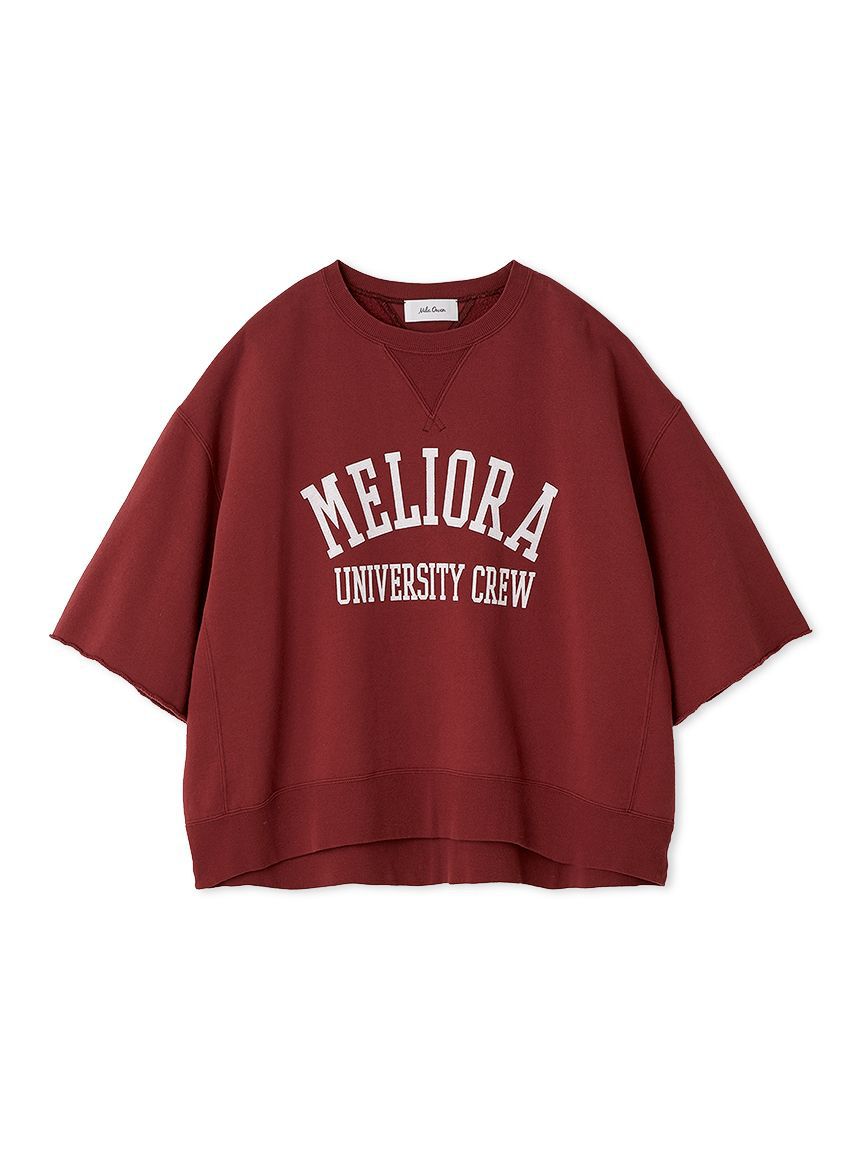 Mila Owen「【セットアップ対応】半袖コットンスウェットプルオーバー」|スウェット・ジャージ|BUR