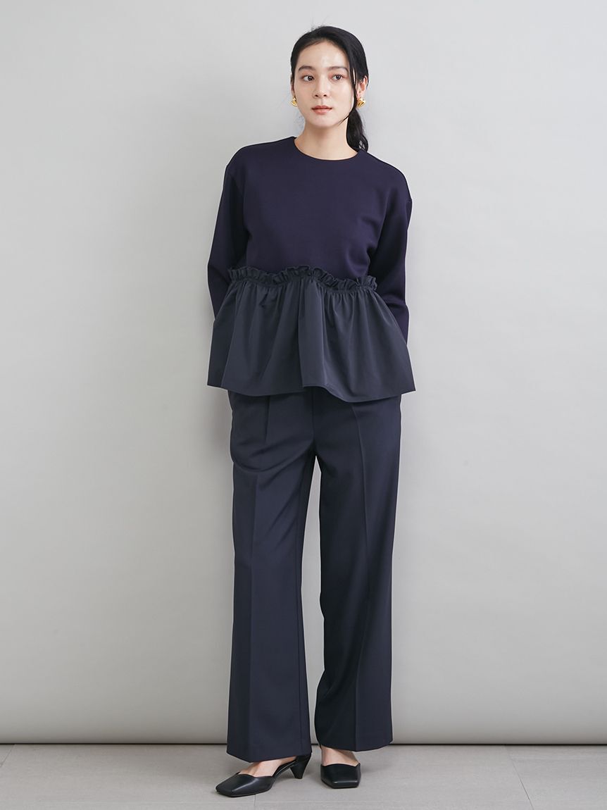 Mila Owen「ペプラムブラウス&times;ワンタックパンツ　ＳＥＴＵＰ」|ワンピース|